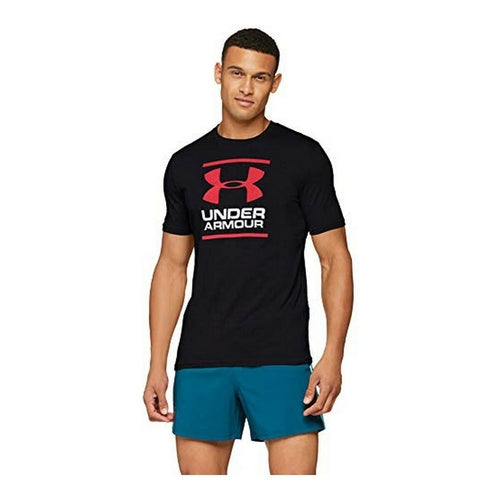 Camiseta Under Armour Foundation de Manga corta para Hombre- Negro