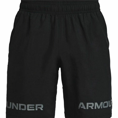 Pantalones cortos deportivos Under Armour para hombre en color negro