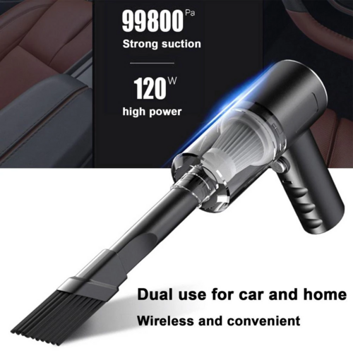 Mini Aspiradora Portátil Pro-Potencia Inalámbrica 120w